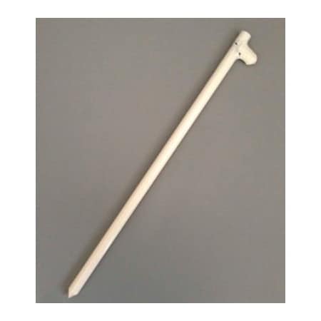 Cutshaw Industries 18" Forged Head Stake, Bright White 62518HWH